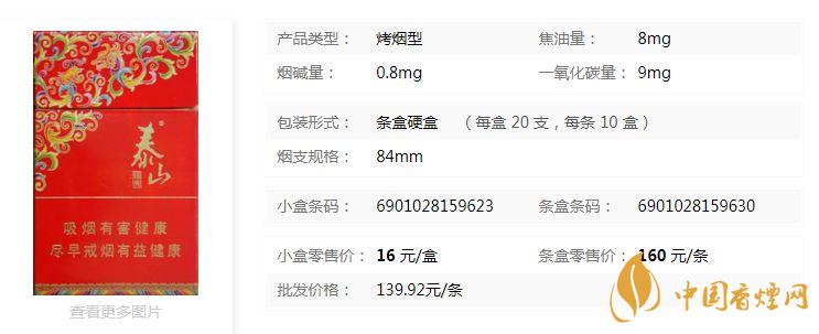 泰山錦秀多少錢一包2020價格？泰山錦秀香煙價格2020