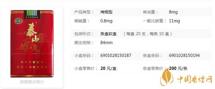 泰山八喜軟紅多少錢？泰山八喜軟紅價(jià)格及參數(shù)一覽2020