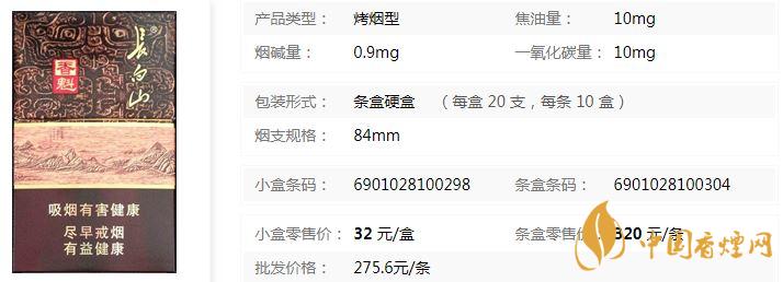 長(zhǎng)白山金香魁多少錢(qián) 長(zhǎng)白山金香魁煙草批發(fā)價(jià)格