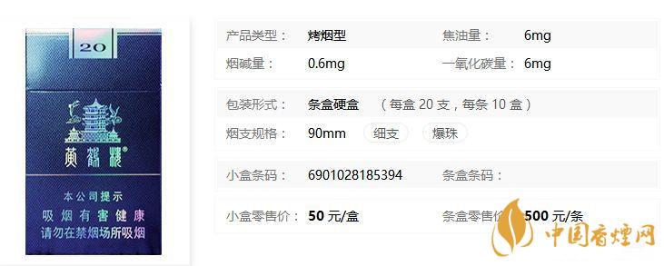 黃鶴樓細(xì)支珍品批發(fā)價(jià)多少錢(qián) 黃鶴樓細(xì)支珍品價(jià)格表圖片